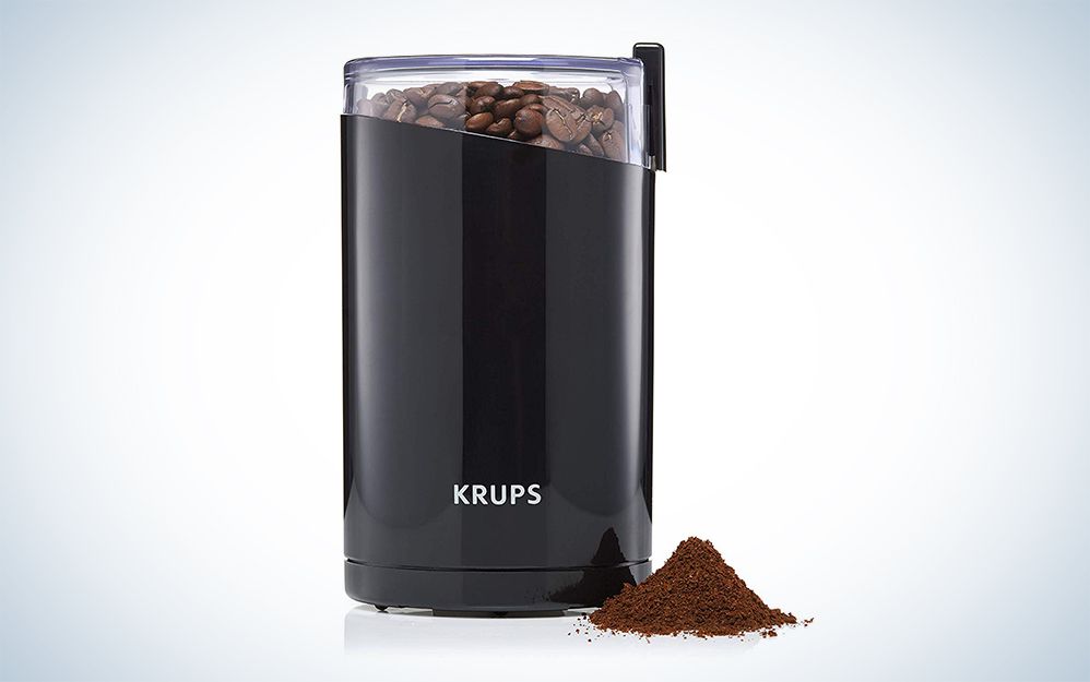 Doubles as a coffee grinder.
